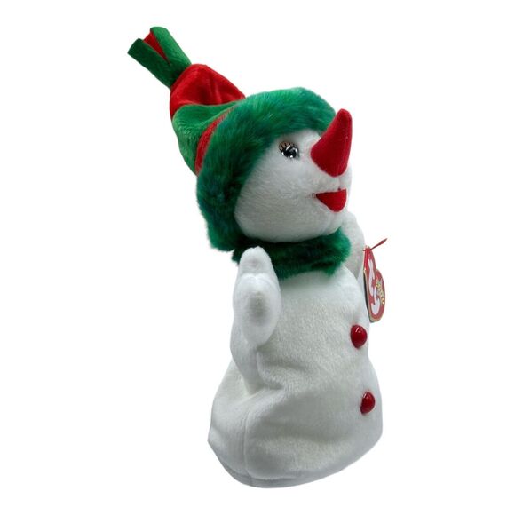 TY Beanie Baby SNOWGIRL the Snowman Stuffed Animal Toy RETIRED Vintage Y2k - Picture 7 of 15